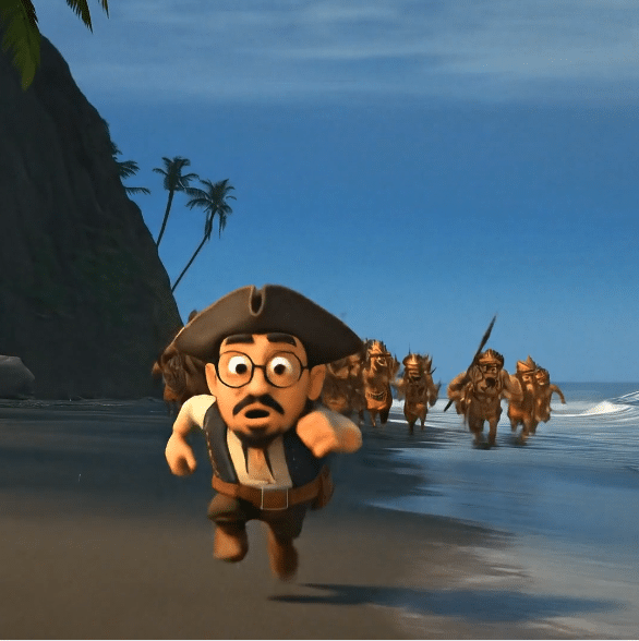 AI Adventure Animation – Island Escape Story