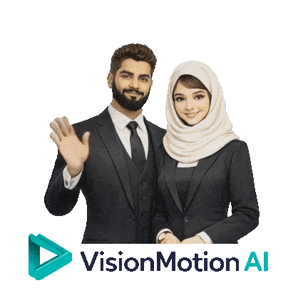 Characters saying hello